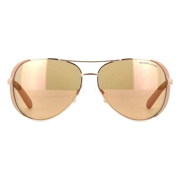 New MICHAEL KORS Chelsea Pink Aviator MK5004 1017R1 Sunglasses Women - Picture 2 of 5